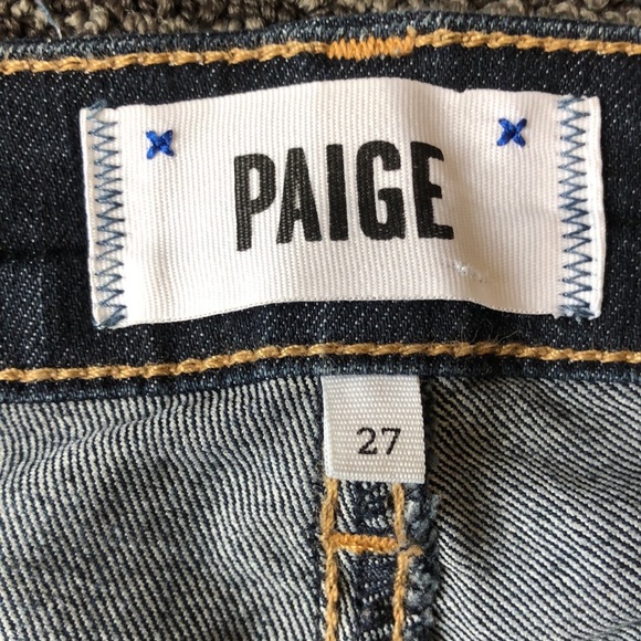 Paige Verdugo Ultra Skinny Dark Blue Jeans size 27 - Picture 2 of 7